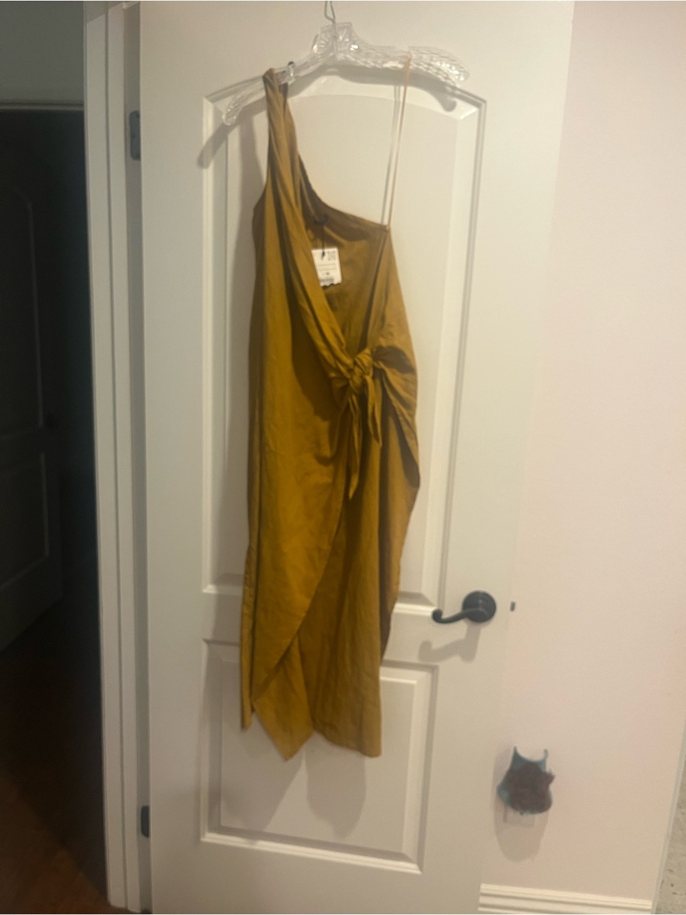 NWT Bundle of Linen maxi one shoulder dress